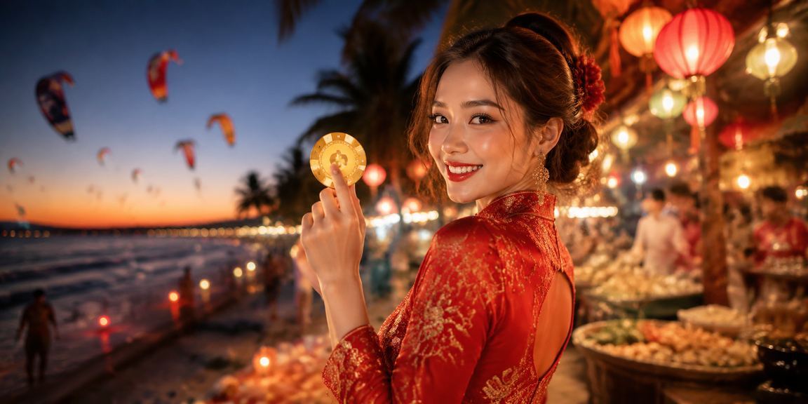 Người chơi tham gia cá cược trực tuyến tại chợ đêm Mũi Né